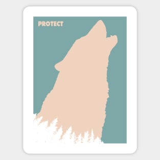 PROTECT: Save Our Gray Wolves Sticker